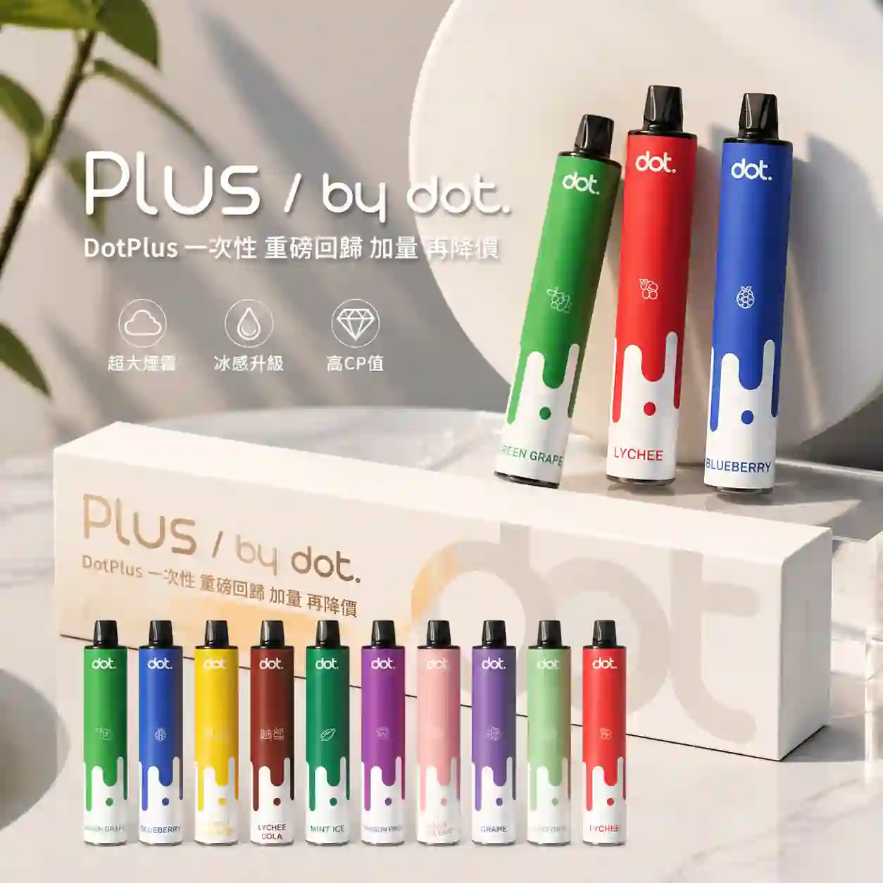 DOTMOD佩特里 DOTPLUS 拋棄式電子煙 8000口