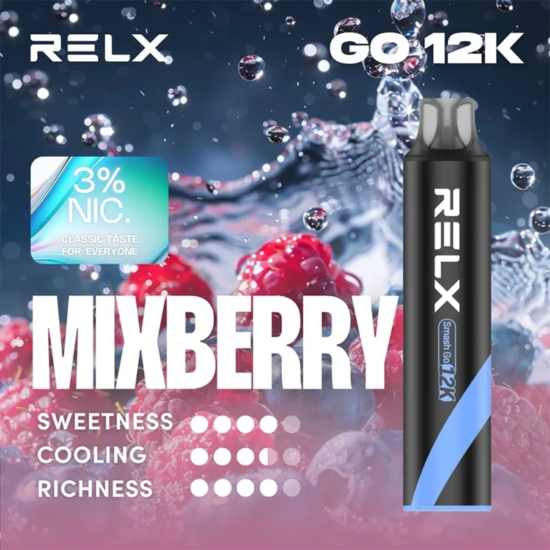 RELX悅刻 Smash Go 拋棄式電子煙 12000口