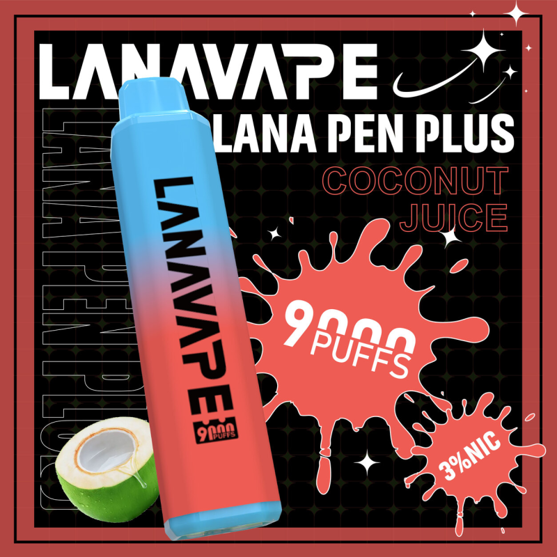 LANA拉娜  PEN PLUS 拋棄式電子煙 9000口
